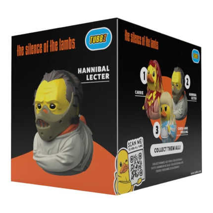 TUBBZ: Horror The Silence of the Lambs Hannibal Lecter Rubber Duck Toy 9 cm