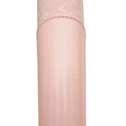 Funda para volante Carbella con brillo reluciente, acabado brillante, apta para volantes de 14.5 a 15 pulgadas, brillante con purpurina - Rosa Craquelado
