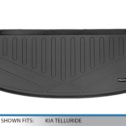 MAXLINER All Weather Custom Fit Black Cargo Liner Behind The 3rd Row Compatible with 2020-2023 Kia Telluride