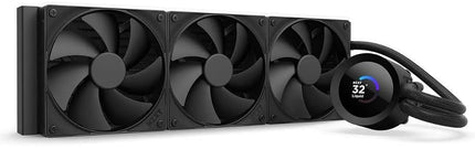 NZXT Kraken Plus 360-360mm AIO CPU Cooler, LCD - Black