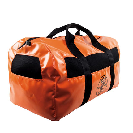 Duffel Bag, Water Resistant Lineman Bag with Mesh Panels and Drain Holes Can Carry Like a Backpack Klein Tools 5216V