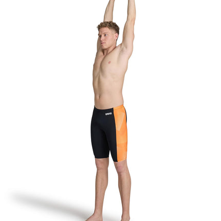 Arena Men's Performance Halftone Swim Jammer Athletic Swimwear Professional Swimsuit