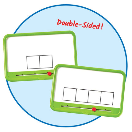 hand2mind Elkonin Boxes Magnetic Dry-Erase Board Set, Phonemic Awareness, Letter Sounds, Speech Therapy Materials, Phonics for Kindergarten, Toys that Help with Speech, Speech Therapy Tools