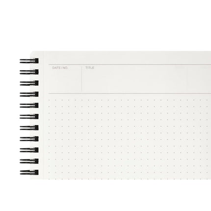 Maruman N109JP Nemosine 20th Anniversary Ring Notebook, Dot Ruled Ruled, A4, Black