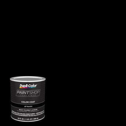 Jet Black 32 OZ Quart