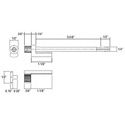 Nuk3y Door Saver 2 II Hinge Pin Stop Fits All 3" to 4-1/2" Residential Hinges, DD02-46