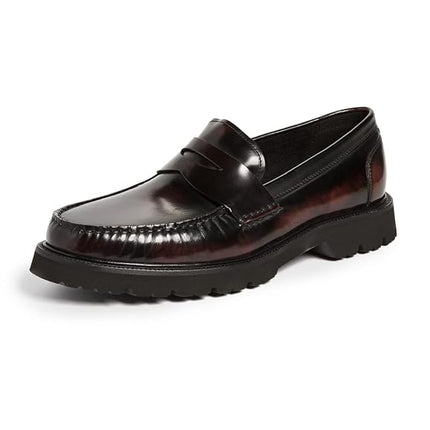 Cole Haan Men's American Classics Penny Loafer, Deep Burgundy/Black, 9 UK