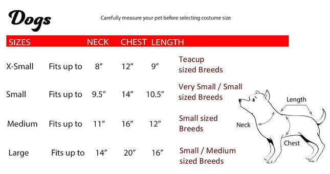 California Costumes, Guard Dog Costume, X-Small for Teacup Sized Dogs
