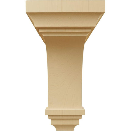Ekena CORW07X07X14JEAL 7-Inch Width x 7 3/4-Inch Depth x 14-Inch Height Jumbo Jefferson Wood Corbel - Alder
