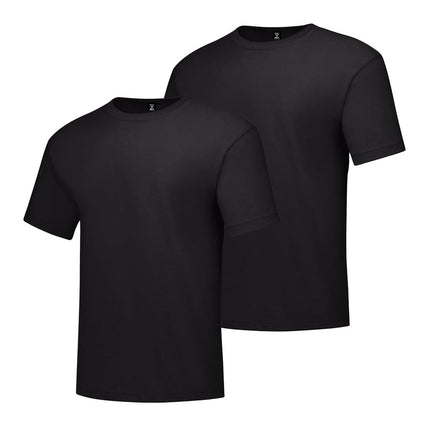 Hanes Mens S/S Beefy-t Short Sleeve T-Shirt - Blac