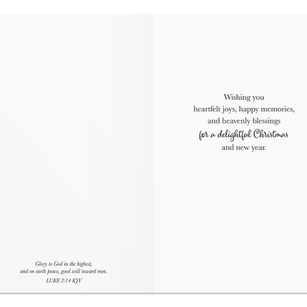 DaySpring - Black and White Christmas Classics - 60 Bulk Christmas Boxed Cards and Envelopes (U1347)