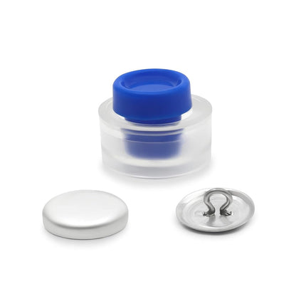 Dritz Cover Button Kit with Tools, Aluminum, Nickel, Size 24-5/8-Inch