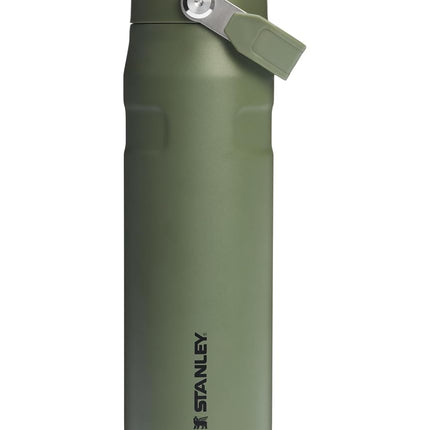 Stanley IceFlow Flip Straw 2.0 Water Bottle 24 OZ | Built-In Straw with Larger Opening | Lightweight & Leak-Resistant | Insulated Stainless Steel | BPA-Free | Dried Pine