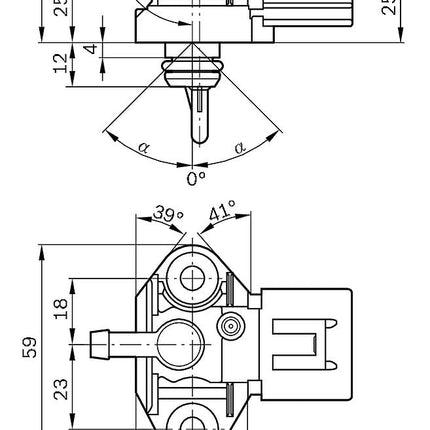 Bosch 0261230093 Pressure/Temperature Sensor
