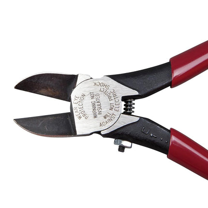 Klein Tools D227-7C Pliers, Adjustable Diagonal Cutting Pliers with Sping Loaded Flush Cutting Knives, Special Use Plastic Cutters