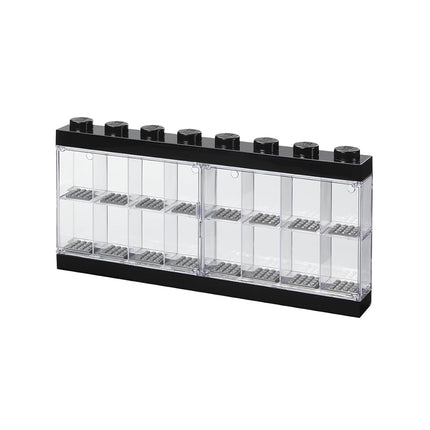LEGO Minifigure Display Case 16 Black, Stackable C