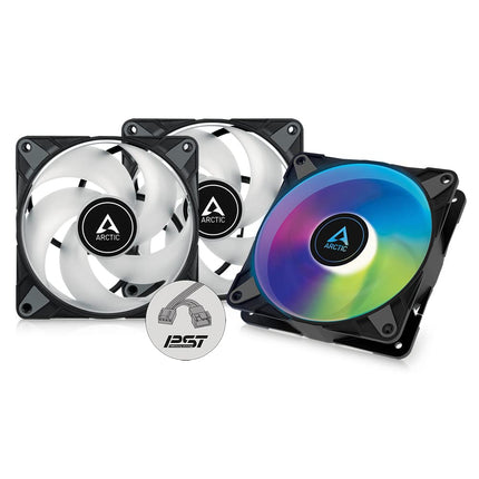 ARCTIC P12 PWM PST A-RGB (3 Pack) - PC Fan, 120mm 