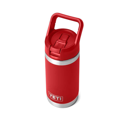 YETI Rambler Jr. 12 oz Kids Bottle, with Straw Cap, Rescue Red, 21071503994