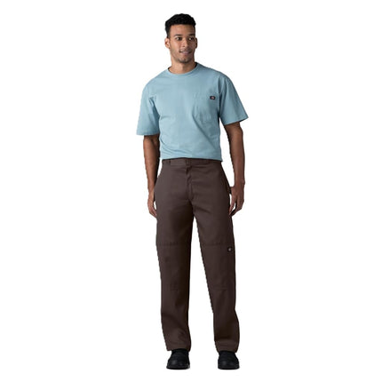 Dickies Men's Loose Fit Double Knee Work Pants, Dark Brown, 30W x 30L
