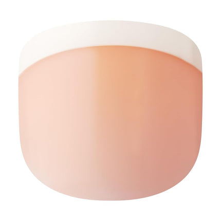KISS Everlasting, Press On Toenails, Nail Glue Included, 'Limitless', French, Short Size, Squoval Shape, Includes 24 Nails, 2g Glue, 1 Manicure Stick, 1 Mini file