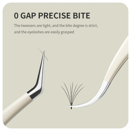 ANNAFRIS Lash Tweezers for Eyelash Extensions,Precision Fiber Tip Tweezers for False Eyelashes,Stainless Steel Tweezers(W1+2+4+6+7)