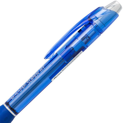 Pentel RSVP Super RT Ballpoint Pen, (0.7mm) Medium Line, Assorted Ink Colors, 8 Pack with Bonus Black Ink Pen