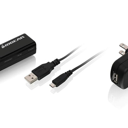 iogear GWU637 - networking cards (Black, Wireless, 802.11b, 802.11g, 802.11n, 10/100BaseT(X), Fast, Micro-USB)
