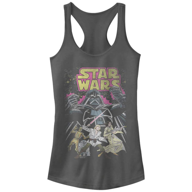 Star Wars Women's Comic Ideal Racerback Graphic Ta