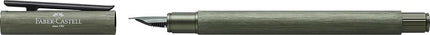 Faber-Castell Neo Slim Auminium F Fountain Pen - Olive Green