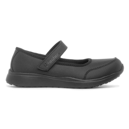 Skechers Girls' Microstrides Recess Rules, Black, 12.5 UK Child