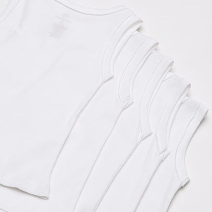 Paquete múltiple de camisetas de manga larga HonestBaby 100% algodón orgánico para bebé, niño pequeño, niños, niñas, paquete de 5 unidades, blanco brillante, 5T