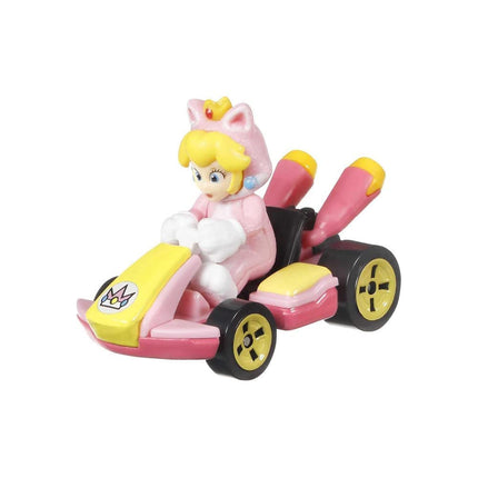 Hot Wheels Mariokart - Cat Peach Kart Estándar