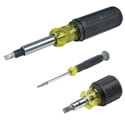 KLEIN TOOLS Multi-Bit Screwdriver and Nut Driver S