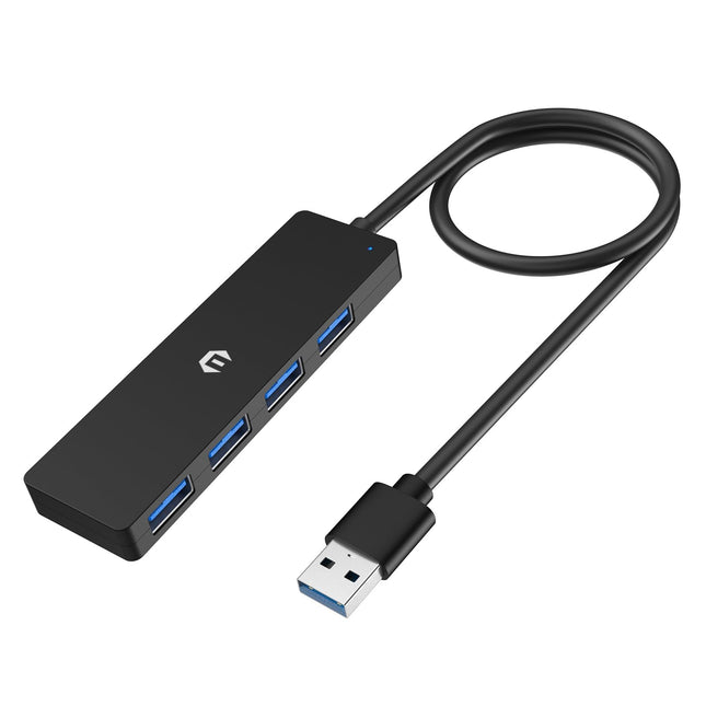 oditton USB Hub, 4-Port USB 3.0 Hub, 5Gbps Transmi
