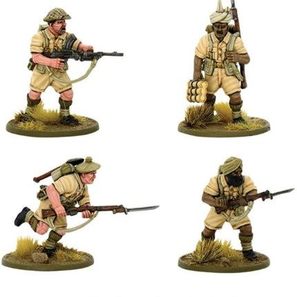 British 8th Army Infantry - 28mm Scale Plastic Miniatures for Bolt Action