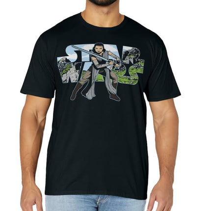 Star Wars Last Jedi Rey Classic Jedi Temple Logo T-Shirt
