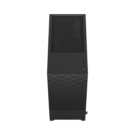 Fractal Design Pop Air Black – Solid – Honeycomb Mesh Front – Solid side panel - Three 120 mm Aspect 12 fans included – ATX High Airflow Mid Tower PC Gaming Case