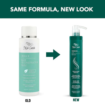 I Belli Capelli Venice Organic Keratin Hair Treatment Straightening in 1 Step- Formaldehyde Free, Keratina Organica, Keratina Para Alisar El Pelo Sin Formol, Brazilian Keratin (16.9 Fl Oz/ 500 ml)