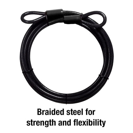 Master Lock Braided Steel Loop Cable 4.6m x 10mm - Grey
