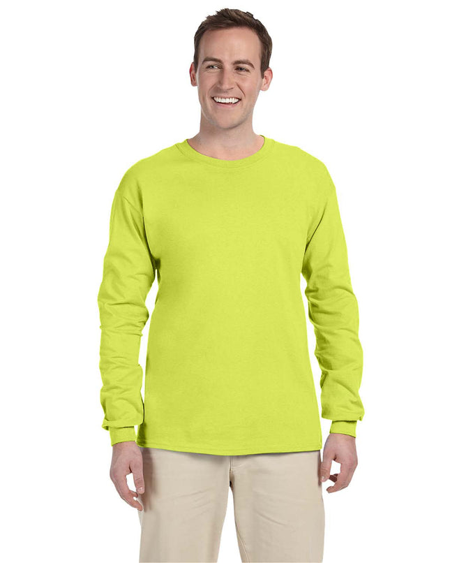 Fruit Of The Loom Adult HD Cotton Long Sleeve Crew