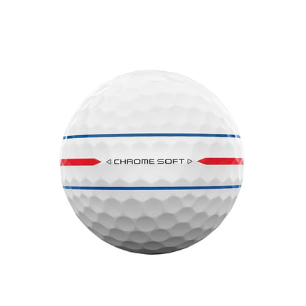 Callaway Golf Chrome Soft Premium Tour Golf Ball 2024 White 360 Triple Track