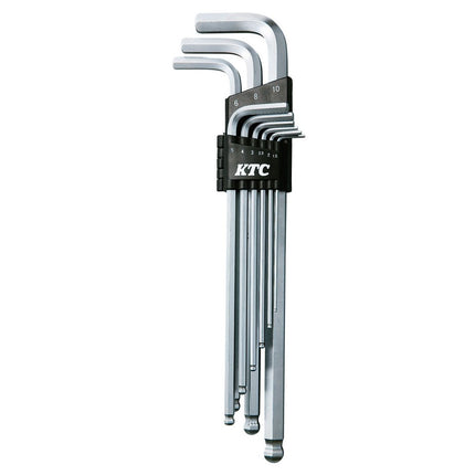 KTC Ball-Pointed L-shaped Long Allen wrench Set HL