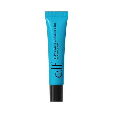 e.l.f. Glow Reviver Melting Lip Balm, Hydrating Tinted Lip Balm For A Glossy Finish & Soft, Supple Lips, Vegan & Cruelty-Free, Blue Razz Slushy