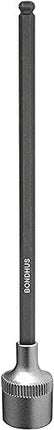 Bondhus 43786 17mm ProHold 1/2" Drive Socket Ball End Bit w/ProGuard Finish, 6"