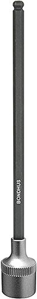 Bondhus 43786 17mm ProHold 1/2" Drive Socket Ball End Bit w/ProGuard Finish, 6"