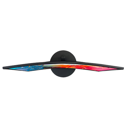 Moniteur de jeu incurvé Sceptre 24 pouces 1080p R1500 98 % sRGB HDMI x2 VGA Haut-parleurs intégrés, support mural VESA Noir machine (Série C248W-1920RN)