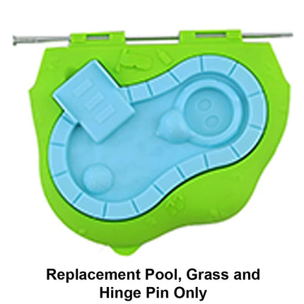 Fisher-Price Replacement Parts Little People Friends Together Playhouse Playset HBY89 - Replacement Pool, Grass and Hinge Pin