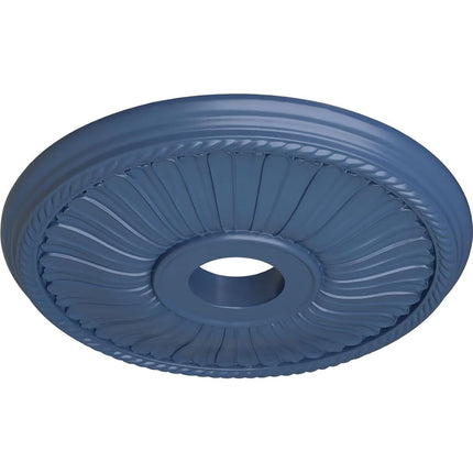 Ekena Millwork CM20BE1AMF Berkshire Ceiling Medallion, Hand-Painted Americana, 20 1/8" OD x 3 7/8" ID x 1 7/8" P (Fits Canopies up to 6 3/8")