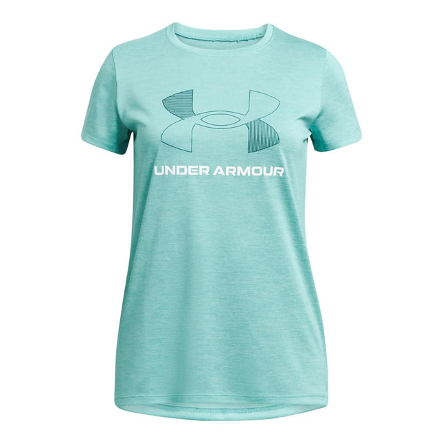 Under Armour Girls' Tech Big Logo Twist Short Slee