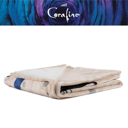 Couverture polaire ultra douce et confortable Coraline The Movie de Franco Collectibles, 117 cm x 152 cm (produit sous licence officielle)
